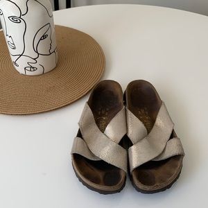 Birkenstock Papillo Daytona Gold X Front Slide Sandal (US9)